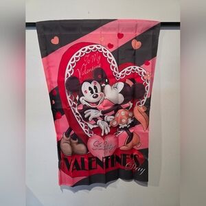 Mickey and Minnie Valentine's Day Flag